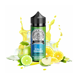 Příchuť Dexters Juice Lab - Origin S&V: Cold Digger (Ledové jablko s citronem) 10ml