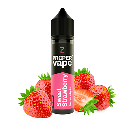 Příchuť Proper Vape by Zeus Juice S&V: Sweet Strawberry (Sladká jahoda) 20ml