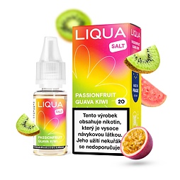 LIQUA Salt Passionfruit Guava Kiwi (Kiwi, marakuja a guava) 10ml