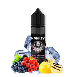 Příchuť Monkey S&V: Berry Ice Cream (Lesní plody a zmrzlina)