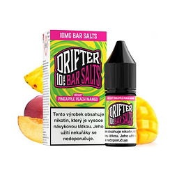 Drifter Bar Salts Pineapple Peach Mango (Ananas, broskev a mango) 10ml