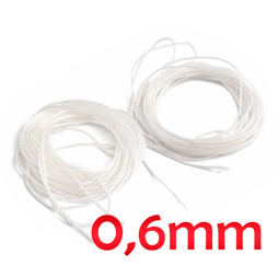 Křemíkový knot (Silica Rope / Wick) 0,6mm (1m)