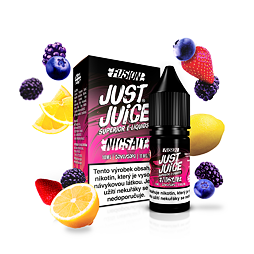 Just Juice Salt Fusion Berry Burst & Lemonade (Lesní ovoce s citronem) 10ml