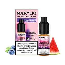 Maryliq Salt Blueberry Watermelon Lemonade (Limonáda s borůvkou a melounem) 10ml