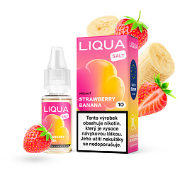 LIQUA Salt Strawberry Banana (Jahoda a banán) 10ml