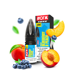 RIOT X Salt Blueberry & Peach (Borůvka a broskev) 10ml