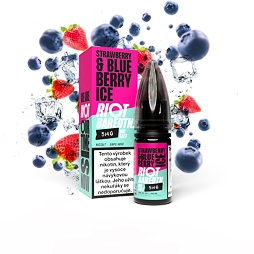 Riot BAR EDTN Salt Strawberry Blueberry Ice (Ledová borůvka s jahodou) 10ml