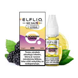 Elfliq Salt Blackberry Lemon (Ostružina s citronem) 10ml