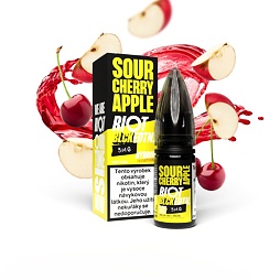 Riot Hybrid Salt Sour Cherry & Apple (Třešeň & zelené jablko) 10ml