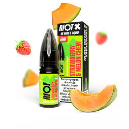 RIOT X Salt Strawberry & Melon Chew (Jahodovo-melounová žvýkačka) 10ml