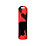 Silikonové ochranné pouzdro pro baterie 20700/21700 (Černo-červené)