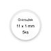 Sada O-kroužků / těsnění 11x1 mm (5ks)
