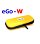 Pouzdro pro elektronickou cigaretu (logo eGo-W) (Oranžové)