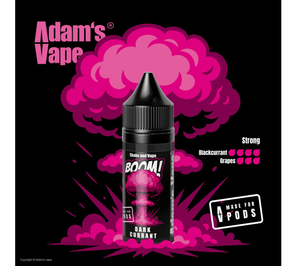 Příchuť Adam's Vape Boom S&V: Dark Currant (Černý rybíz s hroznovým vínem)