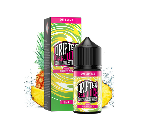 Příchuť Drifter Bar Juice S&V: Pineapple Ice (Ledový ananas)