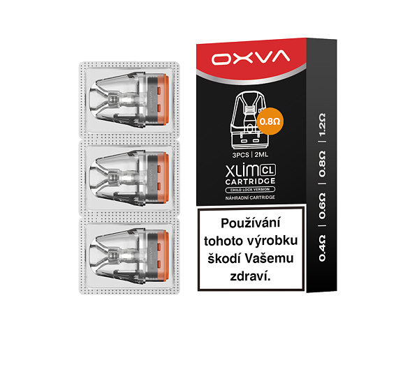 OXVA Xlim V3 CL Top Fill náhradní cartridge 3ks