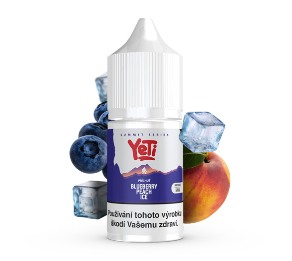 Příchuť Yeti Summit S&V: Blueberry Peach Ice (Ledová borůvka a broskev)