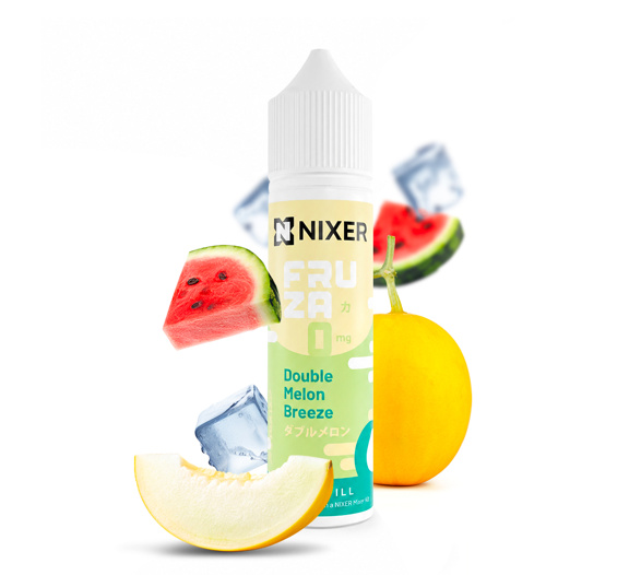Příchuť Nixer X Fruza S&V: Double Melon Breeze (Chladivý melounový mix)