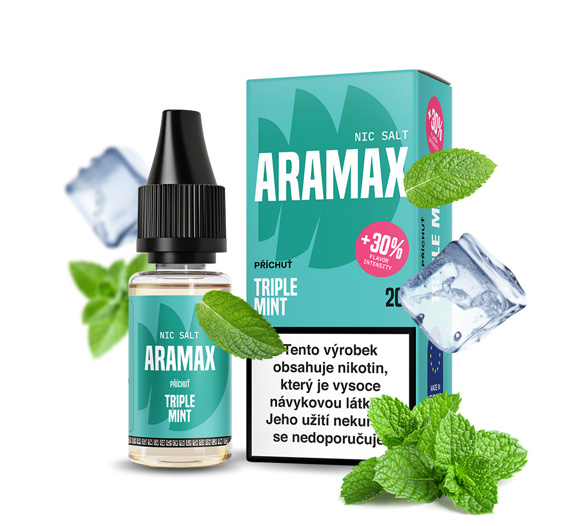 Aramax Salt Triple Mint (Máta s mentolem) 10ml