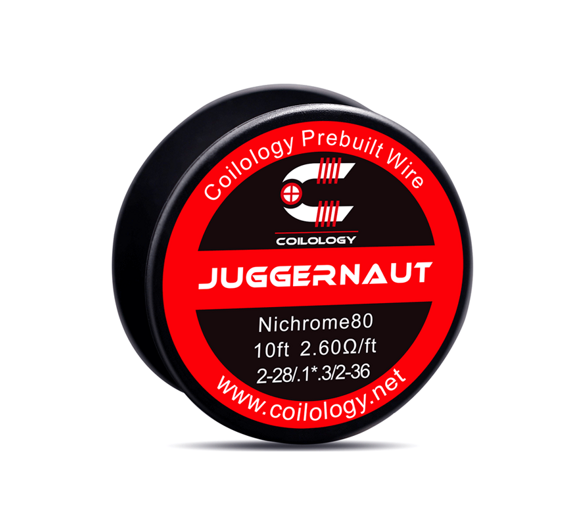 Odporový drát Coilology - Juggernaut Ni80 (2-28/.1*.4/2-36) (3m)
