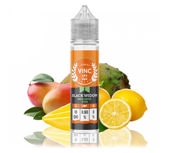 Příchuť VINC S&V: Black Widow (Mango, kaktus a citron) 12ml