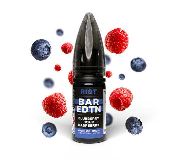 Riot BAR EDTN Salt Blueberry Sour Raspberry (Borůvka s malinou) 10ml