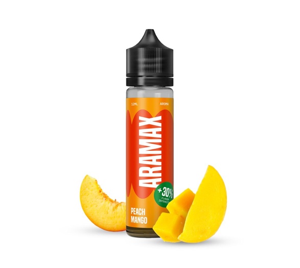 Příchuť Aramax S&V: Peach Mango (Mango s broskví)