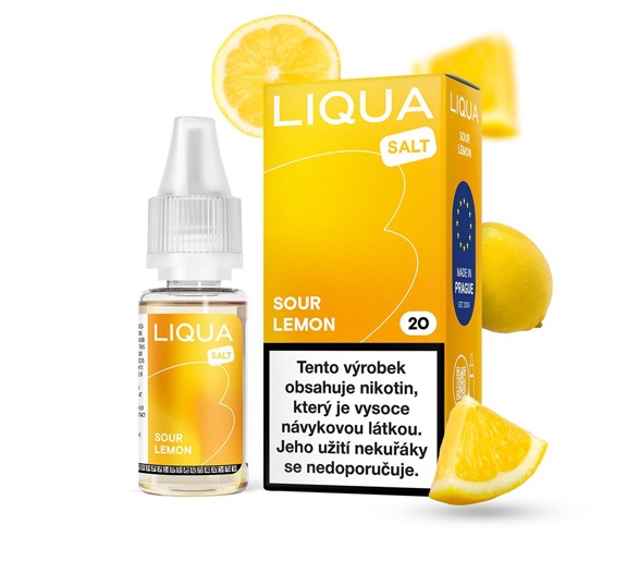 LIQUA Salt Sour Lemon (Nakyslý citron) 10ml