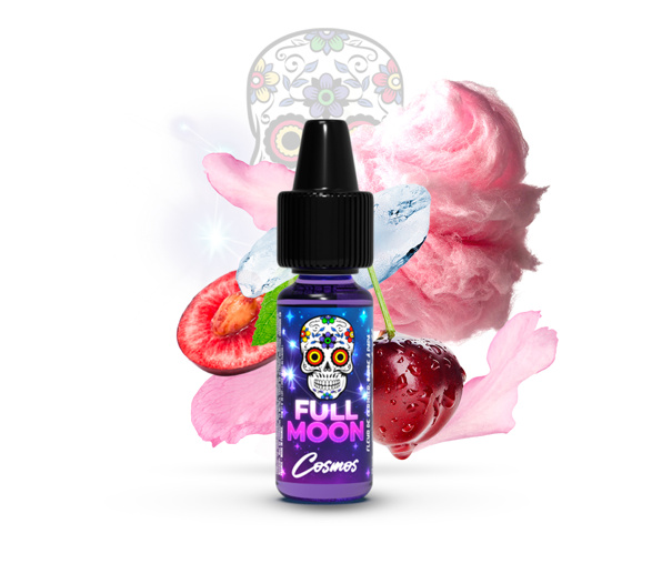 Příchuť Full Moon: Stellar Cosmos (Chladivá třešeň s cukrovou vatou)