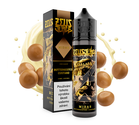 Příchuť Zeus Juice S&V: Midas (Karamel a vanilka)