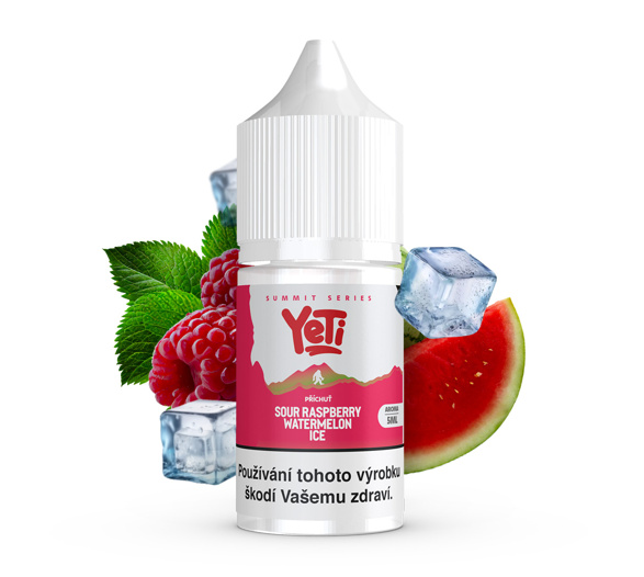 Příchuť Yeti Summit S&V: Sour Raspberry Watermelon Ice (Ledová malina a meloun)