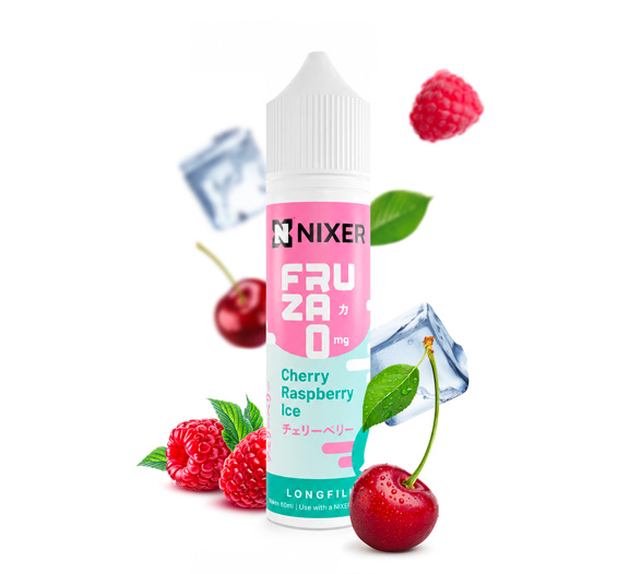 Příchuť Nixer X Fruza S&V: Cherry Raspberry Ice (Ledová třešeň a malina)
