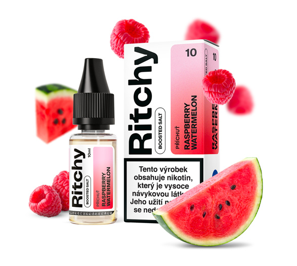 Ritchy Salt Raspberry Watermelon (Malina a vodní meloun) 10ml