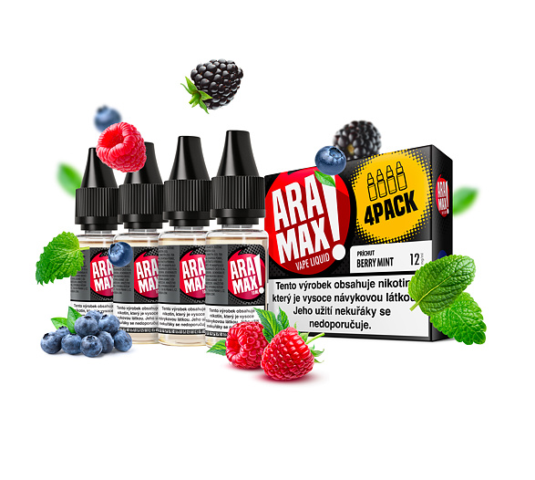 Aramax Berry Mint (Bobulovitý mix s mátou) 4x10ml