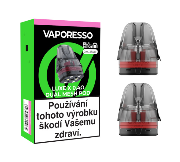 Vaporesso LUXE X Series Dual Mesh 2ml náhradní cartridge 2ks