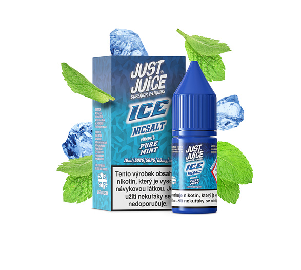 Just Juice Salt ICE Pure Mint (Máta & mentol) 10ml