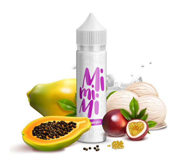 Příchuť MiMiMi Juice S&V: Passion Fruit Mat (Tropická vanilková zmrzlina) 15ml