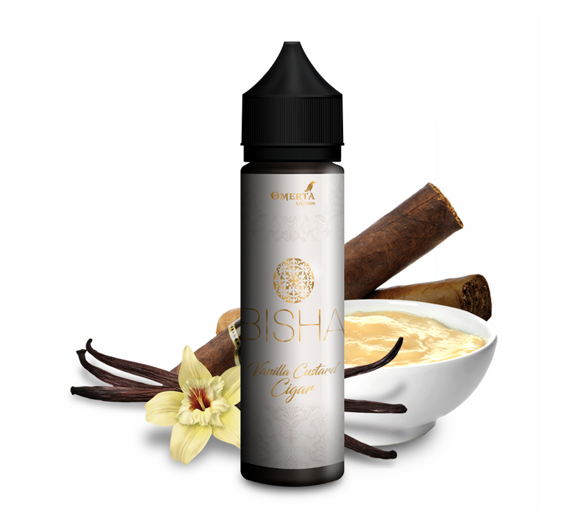 Příchuť Omerta Bisha S&V: Vanilla Custard Cigar (Tabák s pudinkem) 20ml