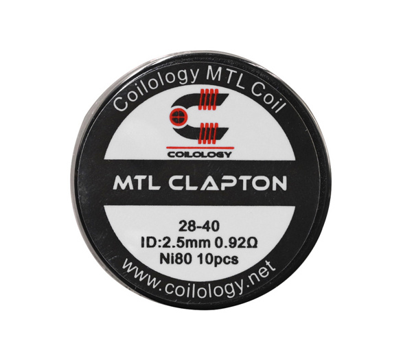 Předmotané spirálky Coilology MTL Series - MTL Clapton Ni80 (0,92ohm) (10ks)