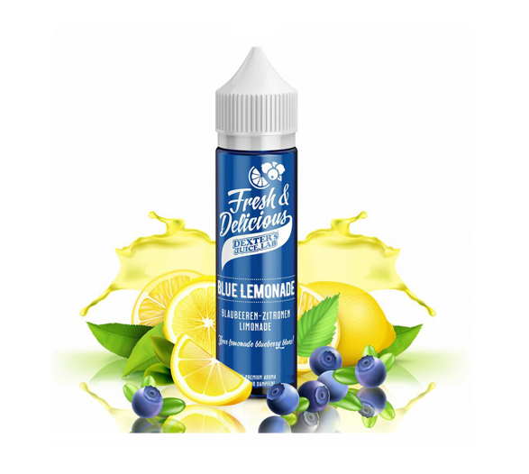Příchuť Dexters Juice Lab - Fresh & Delicious S&V: Blue Lemonade (Borůvková citronáda) 5ml