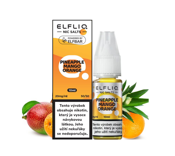 Elfliq Salt Pineapple Mango Orange (Ananas, mango, pomeranč) 10ml