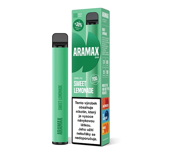 Aramax Bar 700 Disposable Pod (Sweet Lemonade)