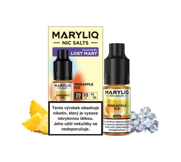 Maryliq Salt Pineapple Ice (Ledový ananas) 10ml