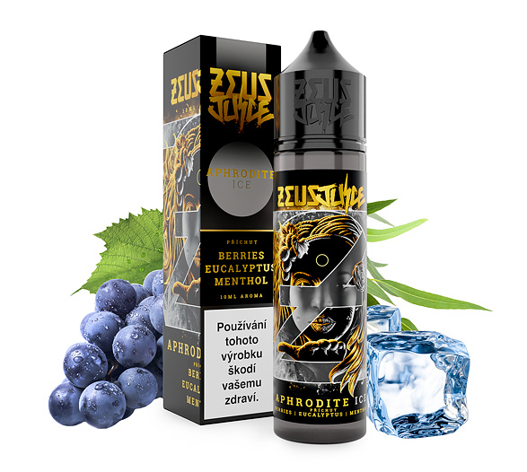 Příchuť Zeus Juice S&V: Aphrodite Ice (Chladivé bobule s mentolem)