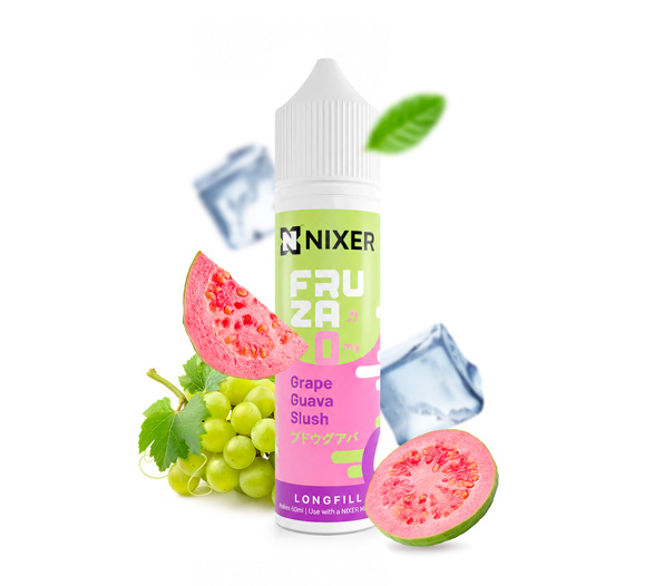 Příchuť Nixer X Fruza S&V: Grape Guava Slush (Ledové hrozno a guava)