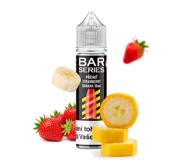 Příchuť Bar Series S&V: Strawberry Banana (Jahoda a banán)