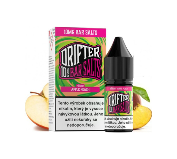 Drifter Bar Salts Apple Peach (Jablko a broskev) 10ml