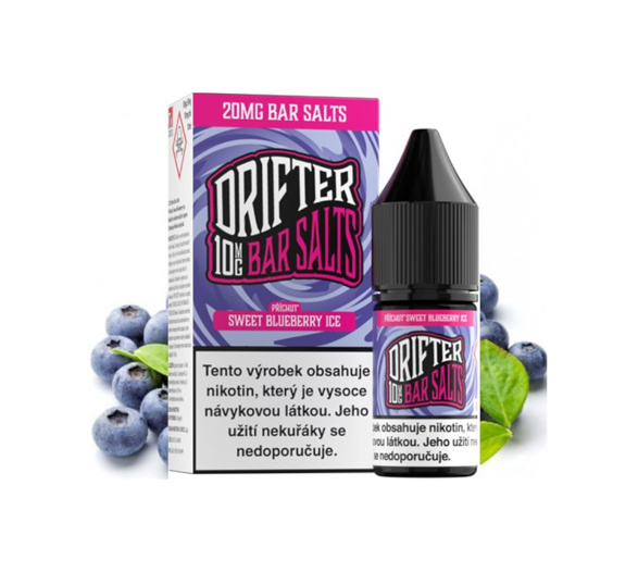 Drifter Bar Salts Sweet Blueberry Ice (Ledová borůvka) 10ml
