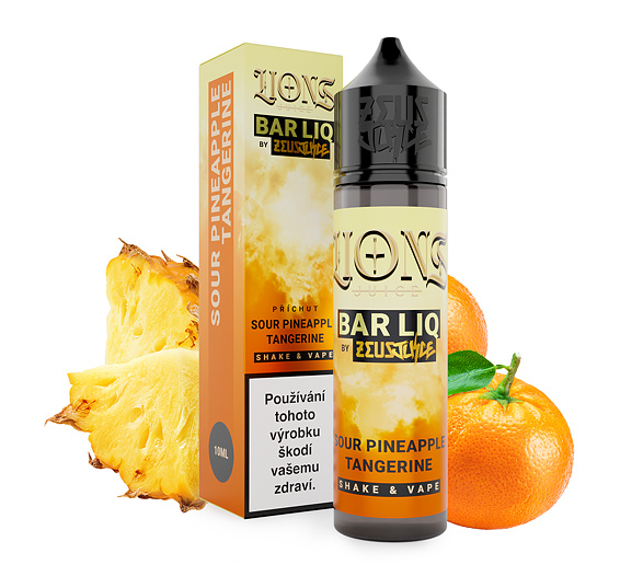 Příchuť Lions Barliq S&V: Sour Pineapple Tangerine (Ananas a mandarinka)