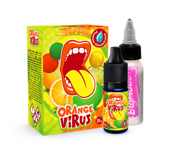 Příchuť Big Mouth: Orange Virus (Limetkovo-pomerančové lízátko) 10ml
